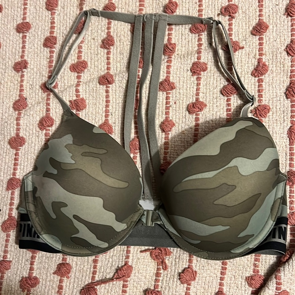 Pink bra